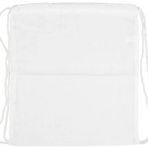 bolsa para zapatos / gimnasio blanco (37x41 cm)