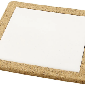 protector de mesa con marco de corcho (19x19 cm)
