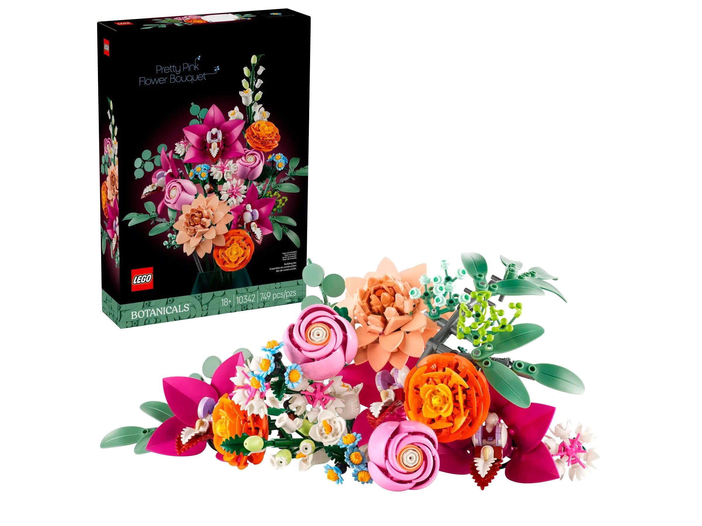 ramo de flores lego rosa ramo de flores lego rosa
